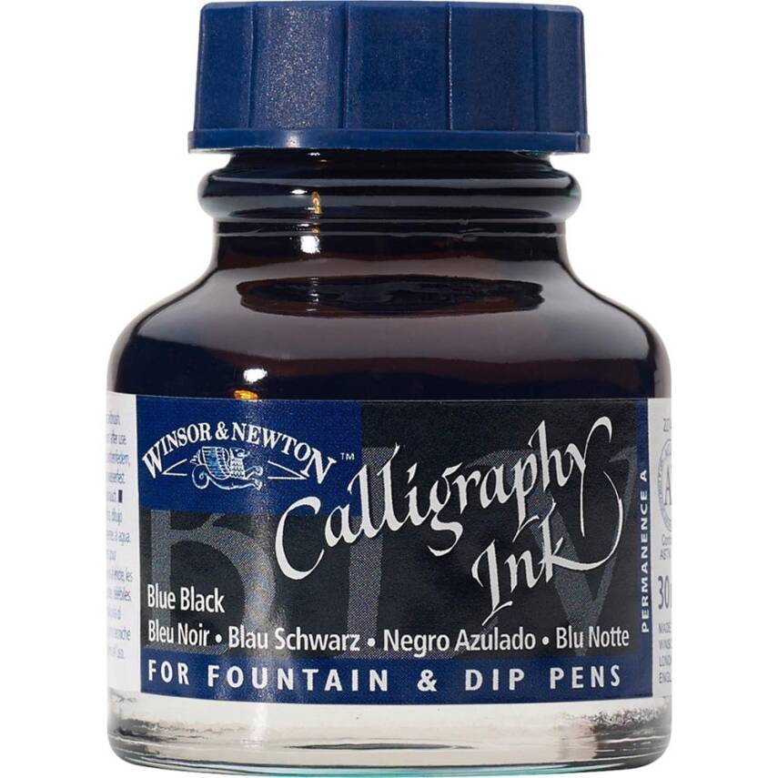 Winsor & Newton Calligraphy Ink. 30 ml Blue Black - 1
