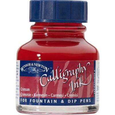 Winsor & Newton Calligraphy Ink. 30 ml Crimson 203
