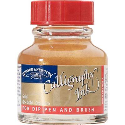 Winsor & Newton Calligraphy Ink. 30 ml Gold 283