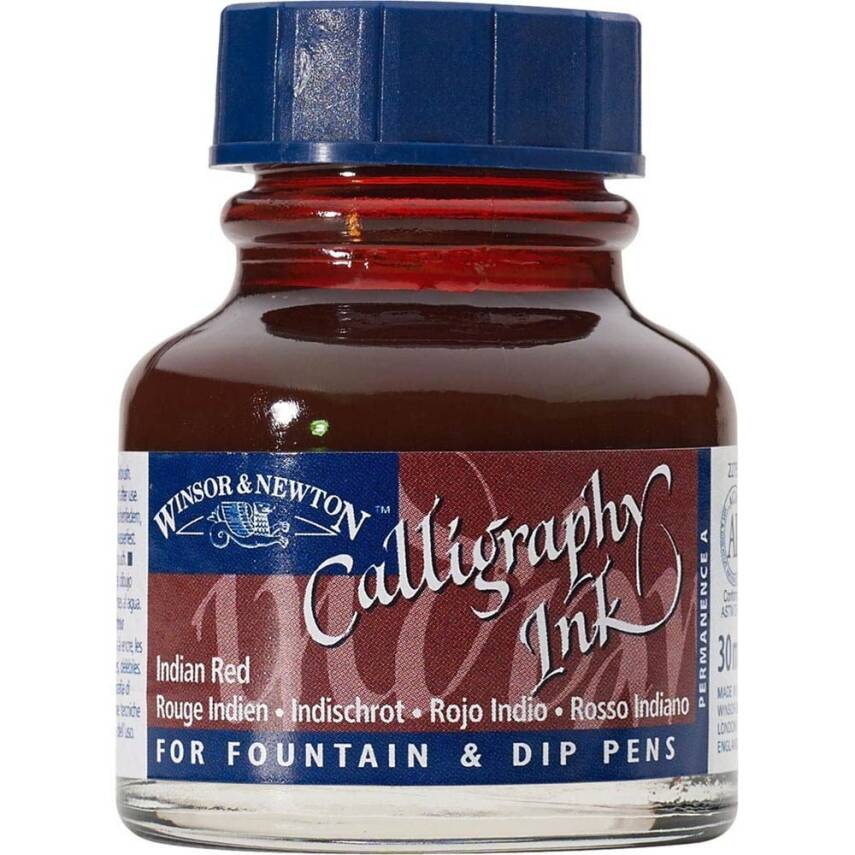 Winsor & Newton Calligraphy Ink. 30 ml Indian Red 317 - 1