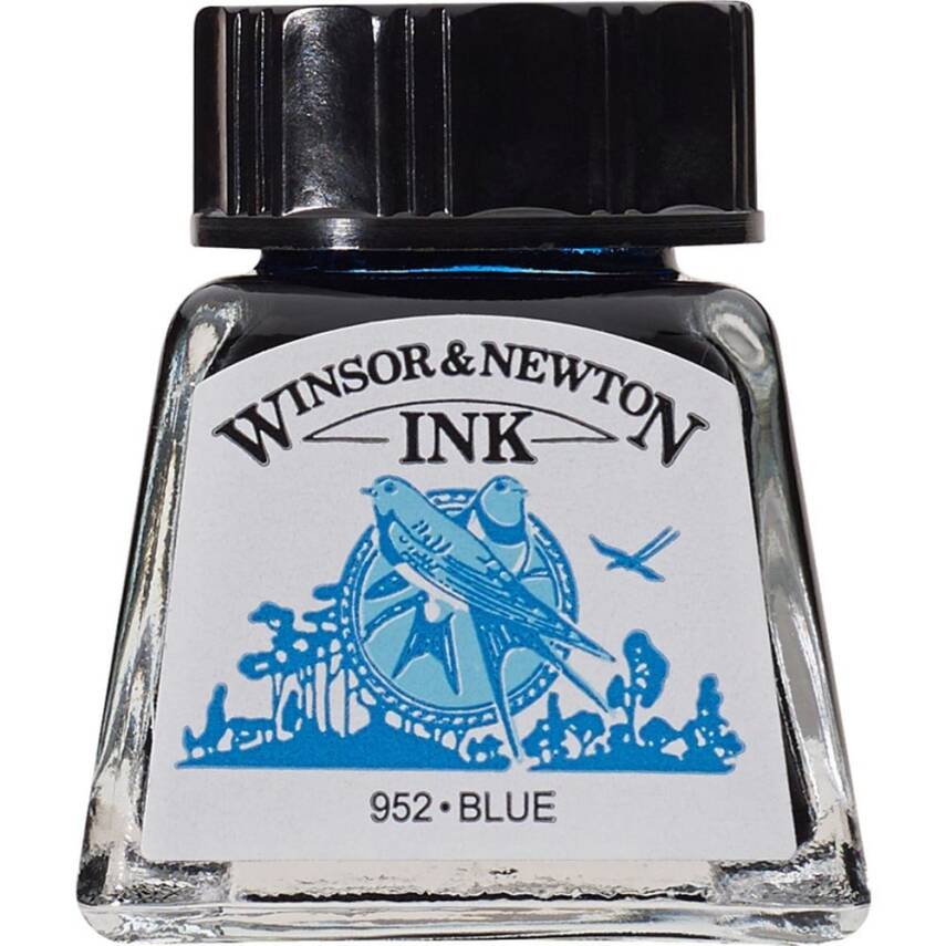 Winsor & Newton Çizim Mürekkebi 14ml Blue - 1