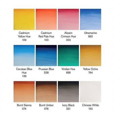 Winsor & Newton Cotman Tüp Suluboya Seti 12 x 8 ml - 2