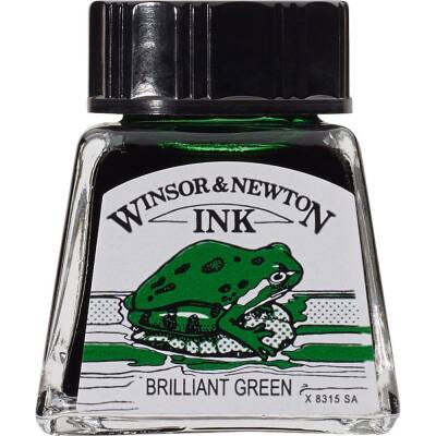 Winsor & Newton Drawing Ink 14ml Brilliant Green