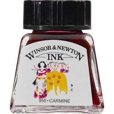 Winsor & Newton Drawing Ink 14ml Carmine