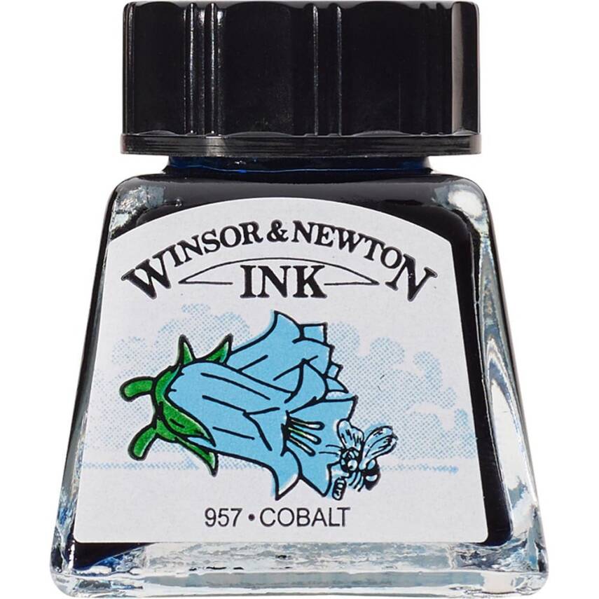 Winsor & Newton Drawing Ink 14ml Cobalt Blue - 1