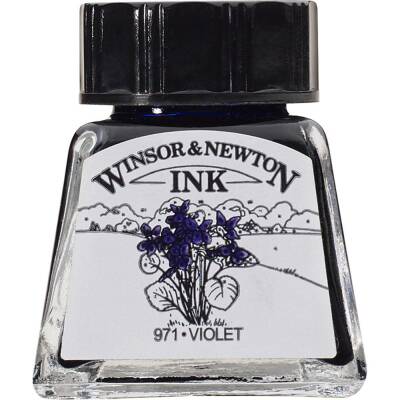 Winsor & Newton Drawing Ink 14ml Violet