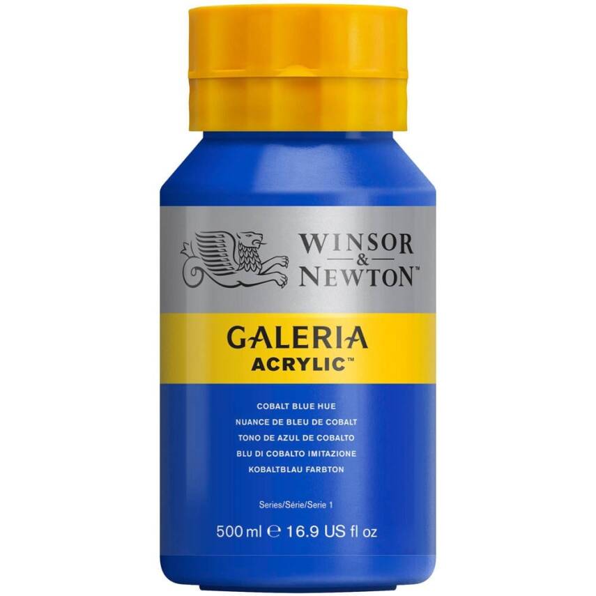 Winsor & Newton Galeria Acrylic 500ml Cobalt Blue Hue 179 - 1