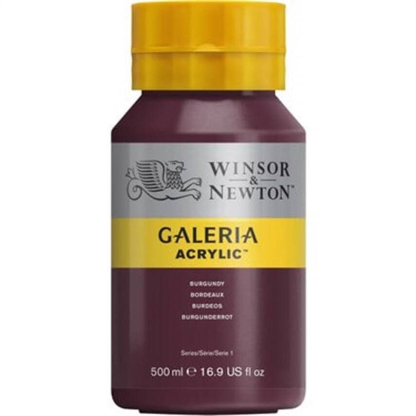 Winsor & Newton Galeria Akrilik 500 ml Burgundy 075 - 1