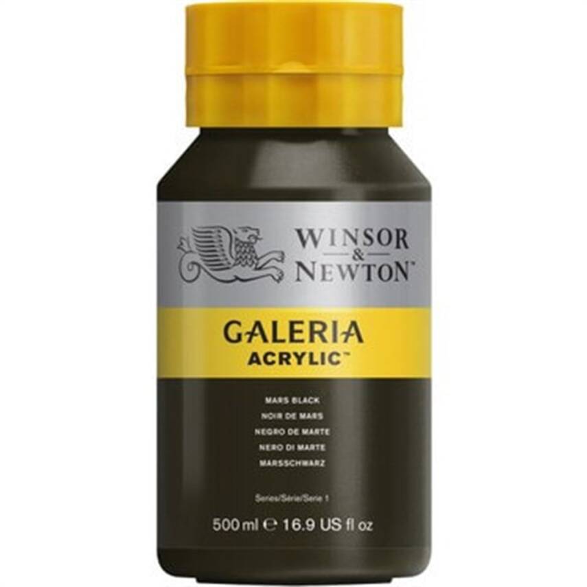 Winsor & Newton Galeria Akrilik 500 ml Mars Black 386 - 1