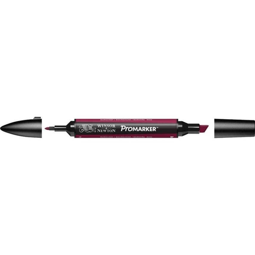 Winsor & Newton Promarker Grafik Kalemi 075 Burgundy R424 - 1