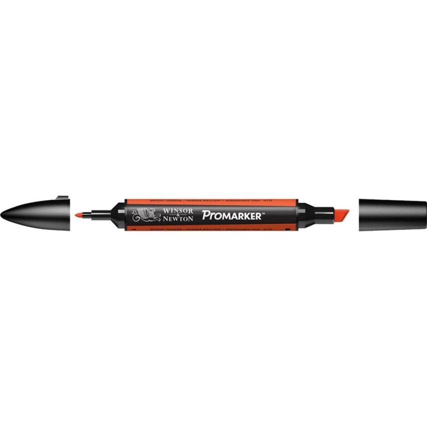 Winsor & Newton Promarker Graphic Pen 051 Bright Orange O177 - 1
