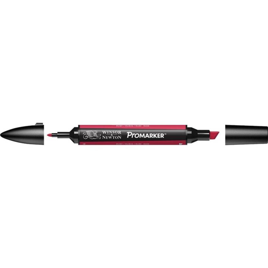 Winsor & Newton Promarker Graphic Pen 170 Ruby R455 - 1