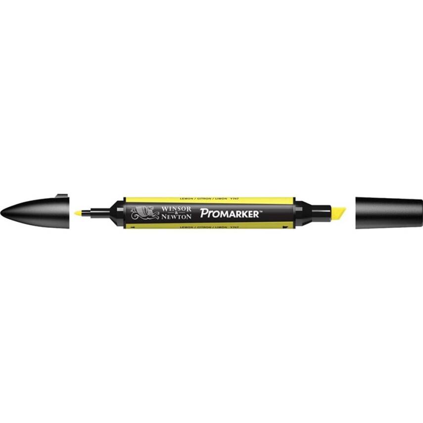 Winsor & Newton Promarker Graphic Pen 206 Lemon Y747 - 1
