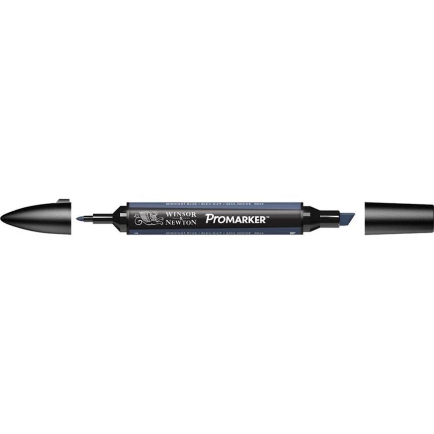 Winsor & Newton Promarker Graphic Pen 401 Midnight Blue B624 - 1