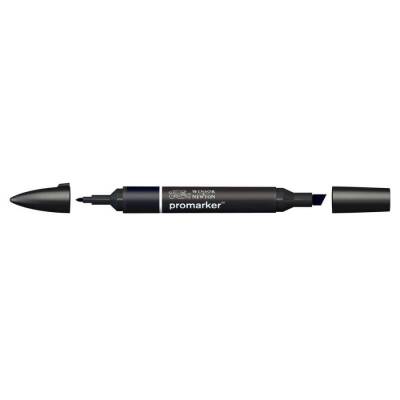 Winsor & Newton Promarker Graphic Pen Blue Black