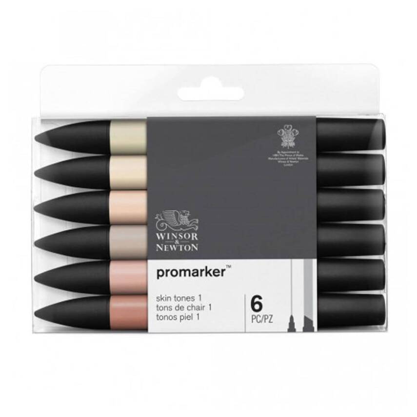 Winsor & Newton Promarker Skin Colours 6 Colours - 1