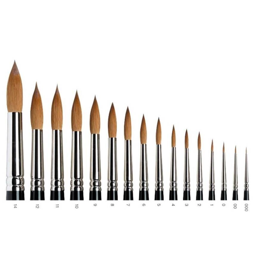 Winsor Newton Series 7 Kolinsky Sable Round Brush No: -2 - 1