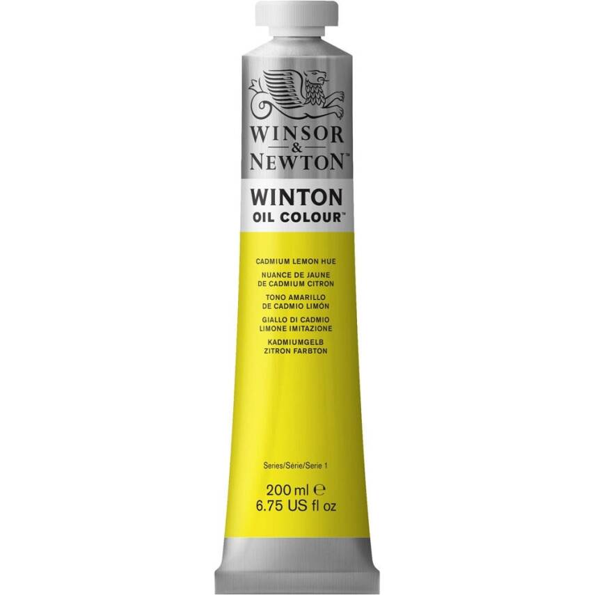 Winsor & Newton Winton Oil Paint 200 ml Cadmium Lemon Hue 087 - 1