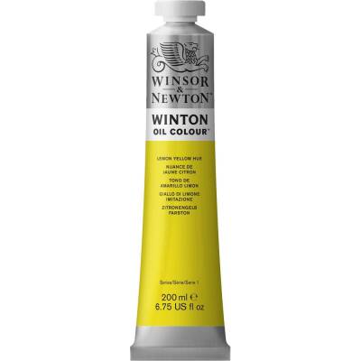 Winsor & Newton Winton Oil Paint 200 ml Lemon Yellow Hue 346