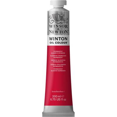 Winsor & Newton Winton Oil Paint 200 ml Permanent Alizarin Crimson 468
