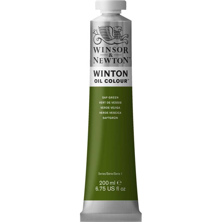 Winsor & Newton Winton Oil Paint 200 ml Sap Green 599 - 1