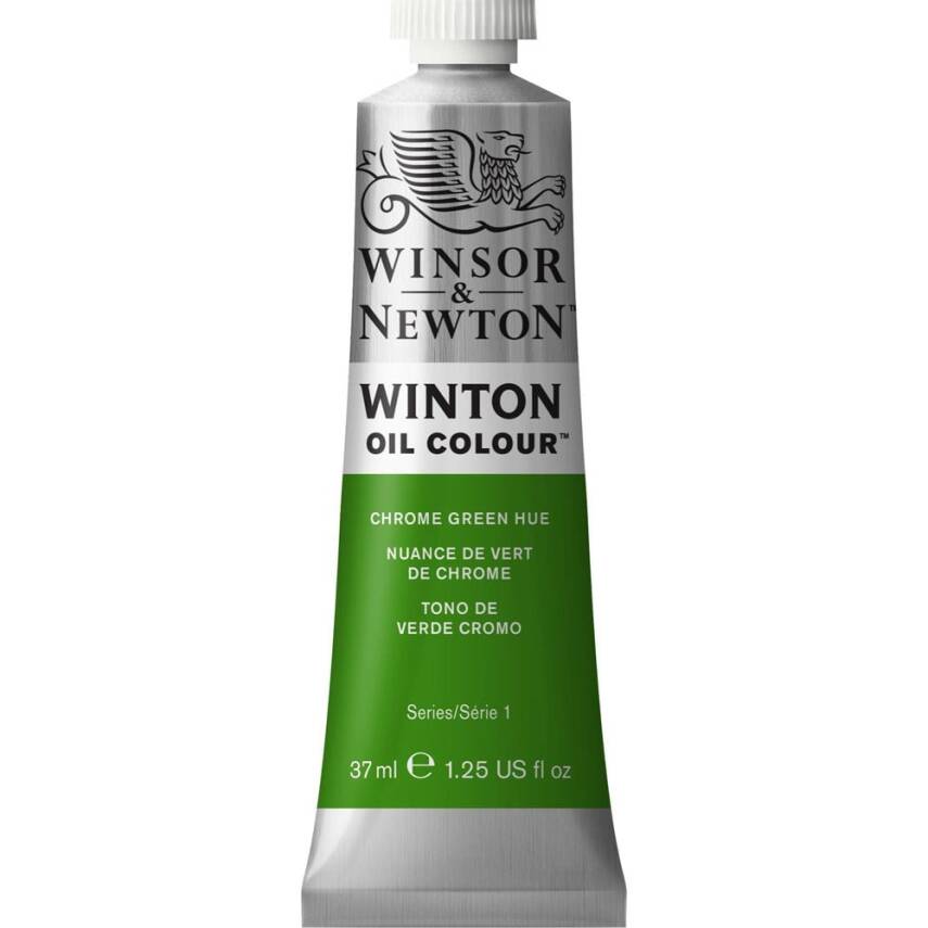 Winsor & Newton Winton Oil Paint 37 ml Chrome Green Hue 145 - 1
