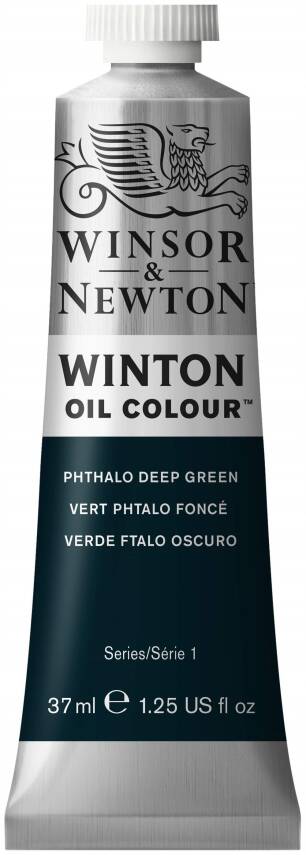 Winsor & Newton Winton Oil Paint 37 ml Phthalo Deep Green - 1