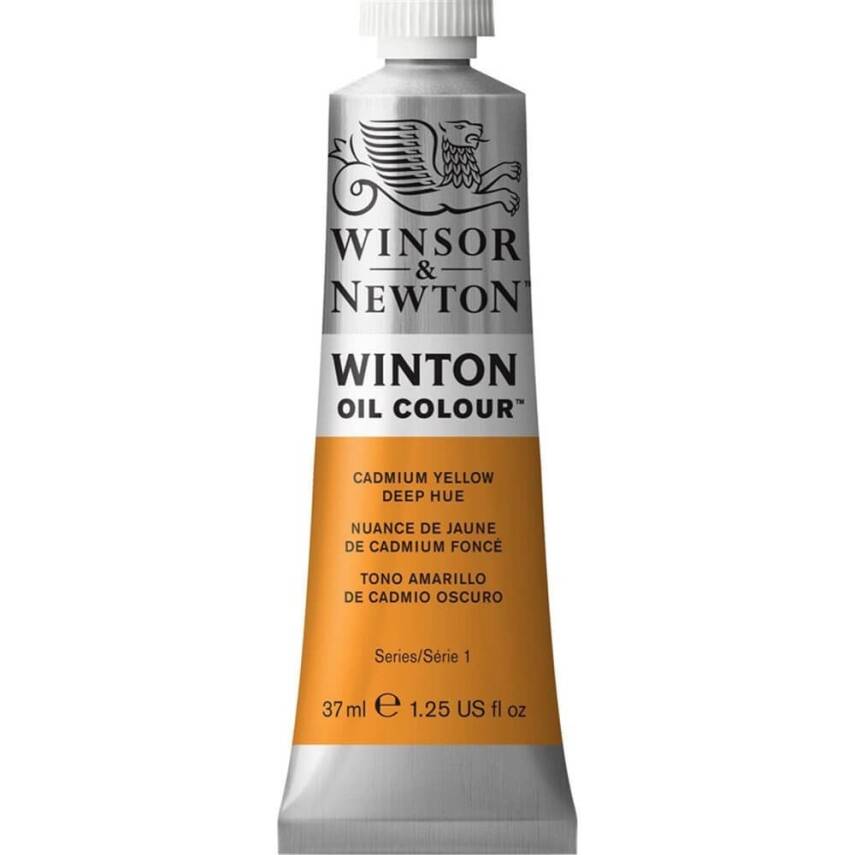 Winsor & Newton Winton Oil Paint 37ml Cadmium Yellow Deep Hue 115 - 1