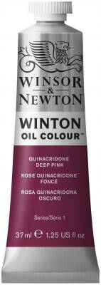 Winsor & Newton Winton Oil Paint 37ml Quniacridone Deep Pink