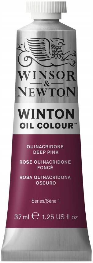 Winsor & Newton Winton Oil Paint 37ml Quniacridone Deep Pink - 1