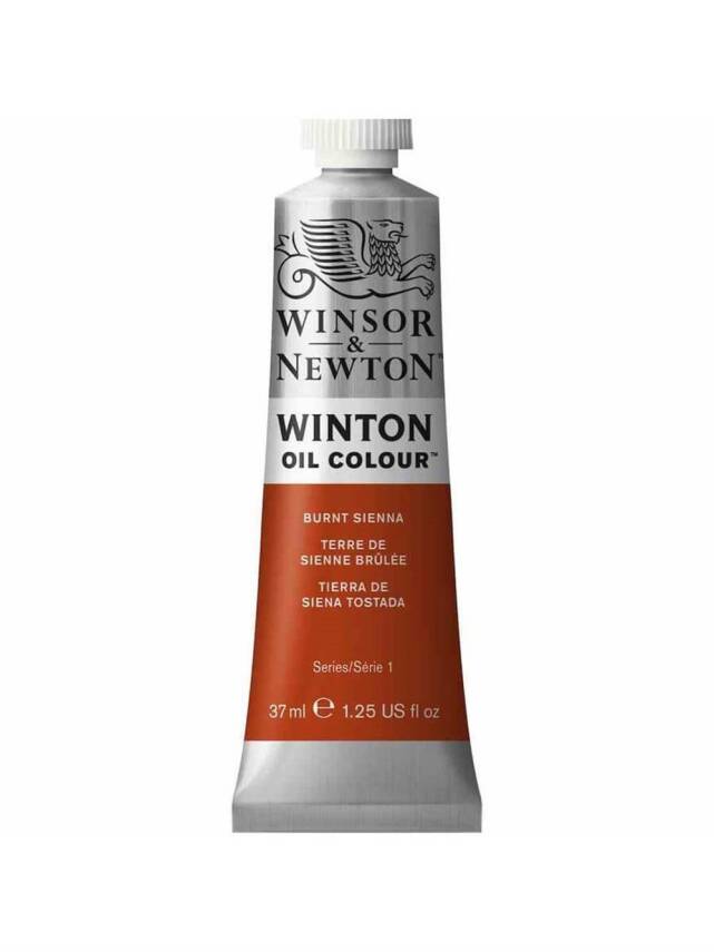 Winsor & Newton Winton Yağlı Boya 37ml Burnt Sienna 074 - 1