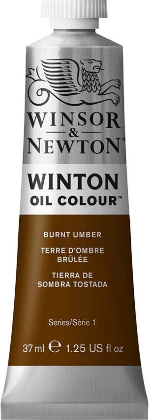 Winsor & Newton Winton Yağlı Boya 37ml Burnt Umber 076 - 1