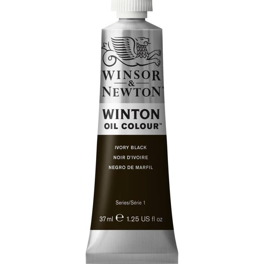 Winsor & Newton Winton Yağlı Boya 37ml Ivory Black 331 - 1