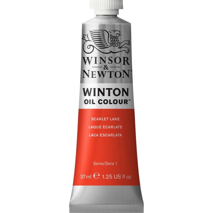 Winsor & Newton Winton Yağlı Boya 37ml Scarlet Laket 603 - 1