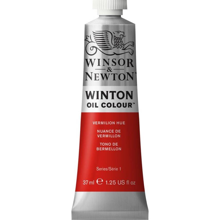 Winsor & Newton Winton Yağlı Boya 37ml Vermilion Hue 682 - 1