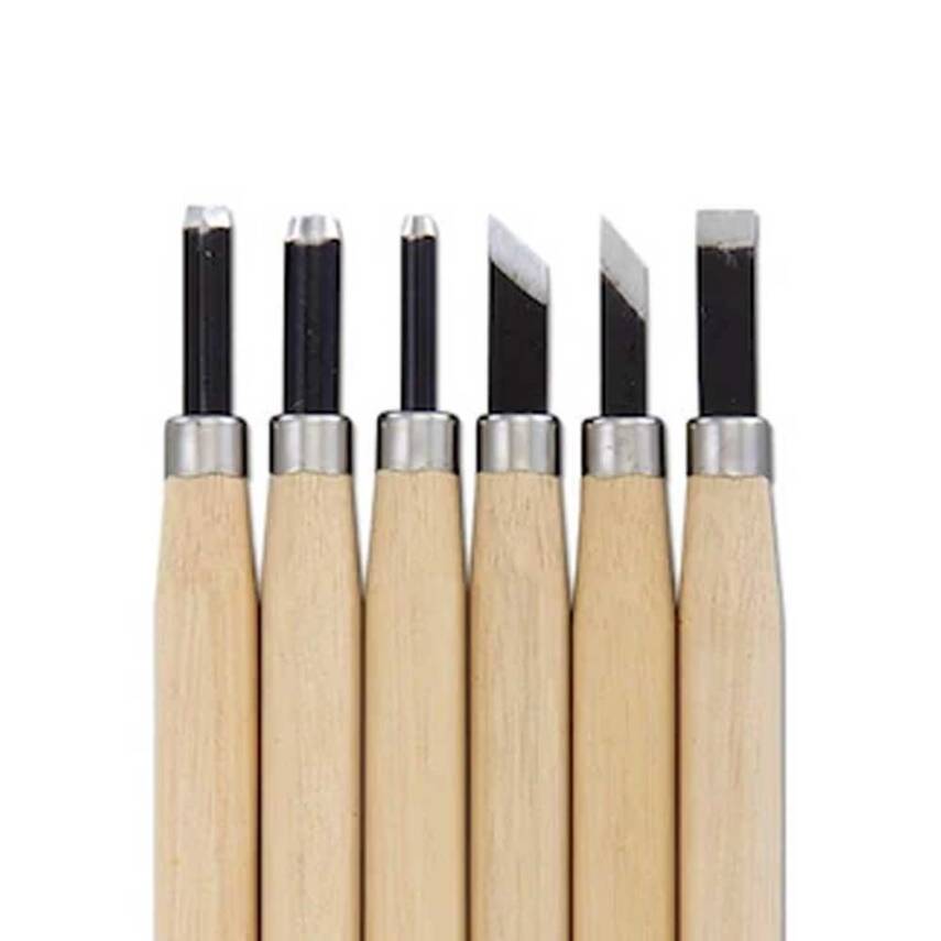 Wood Carving Set of 6 - 1