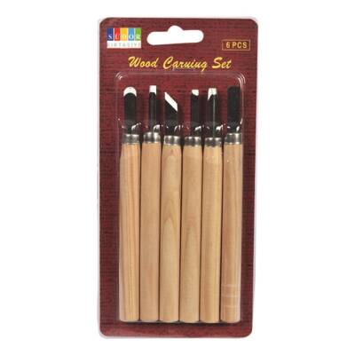 Wood Carving Set of 6