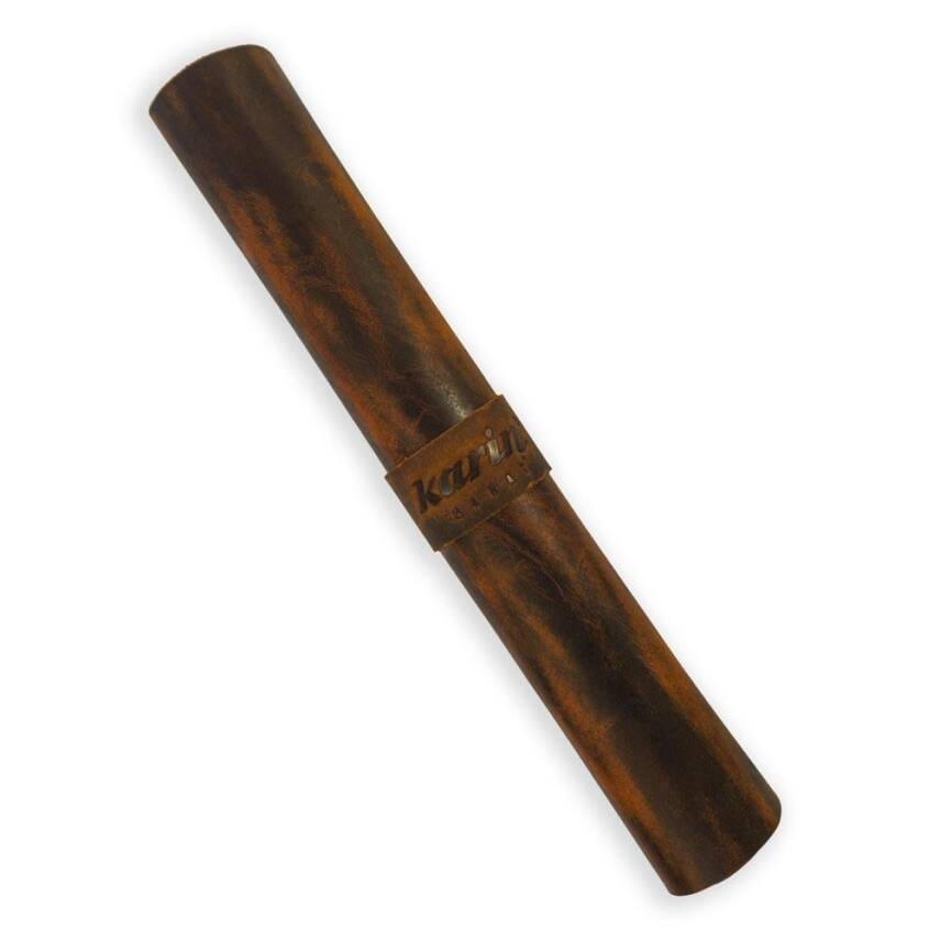 Writing Pad Crazy Leather 30x40 Dark Brown - 1