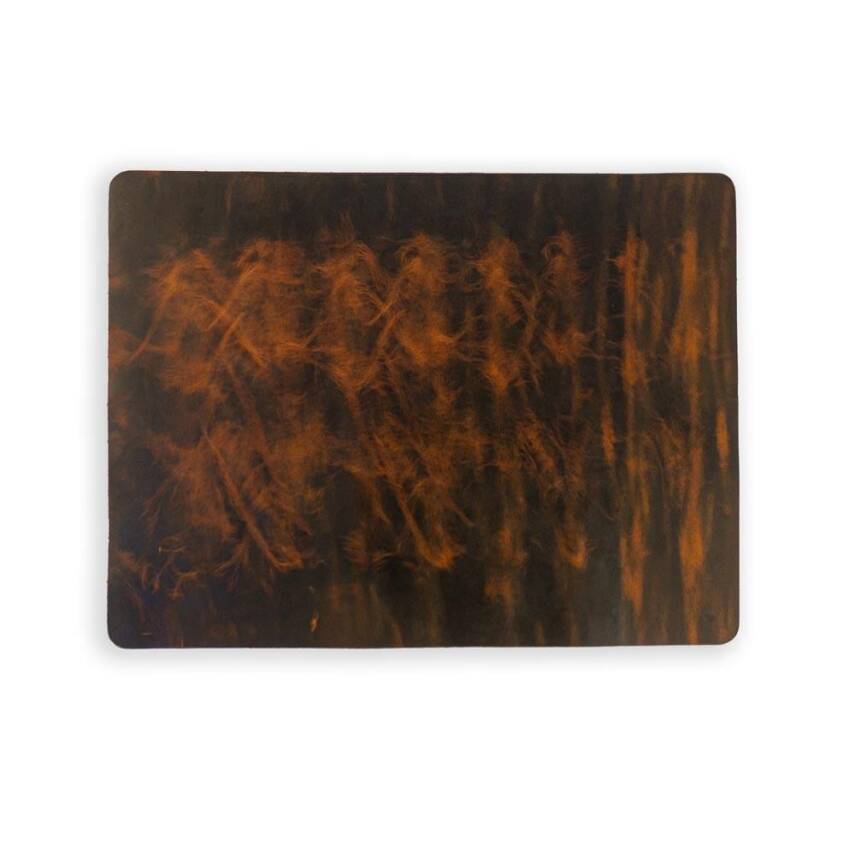 Writing Pad Crazy Leather 30x40 Dark Brown - 1