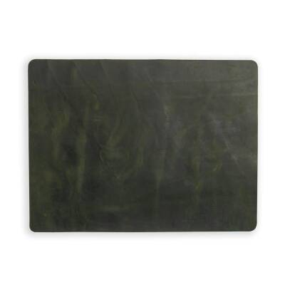 Writing Pad Crazy Leather 30x40 Khaki Green