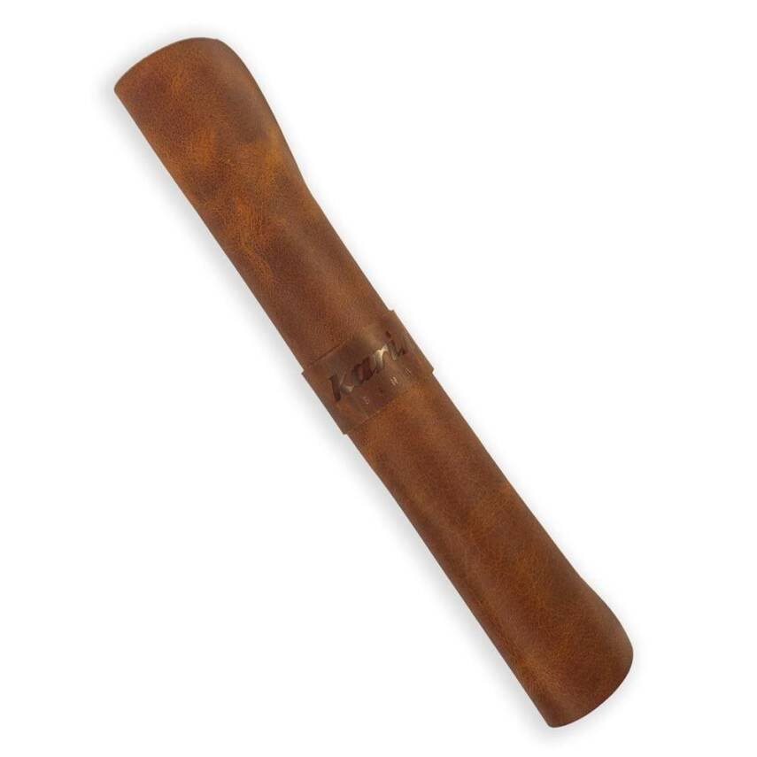 Writing Pad Crazy Leather 30x40 Tan - 1