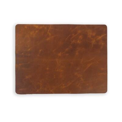 Writing Pad Crazy Leather 30x40 Tan - 1