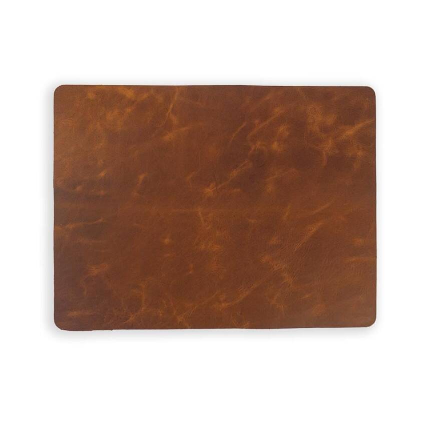 Writing Pad Crazy Leather 30x40 Tan - 1