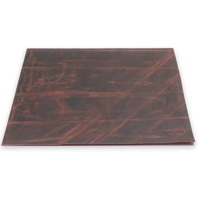 Writing Pad Hard Cover Crazy Leather 30x40 Claret Red