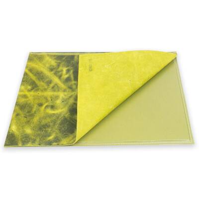 Writing Pad Hard Cover Crazy Leather 30x40 Lime Green (1)
