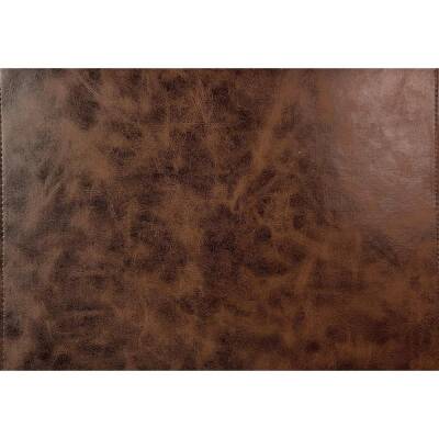 Writing Pad with Imitation Leather Insert, Dark Brown