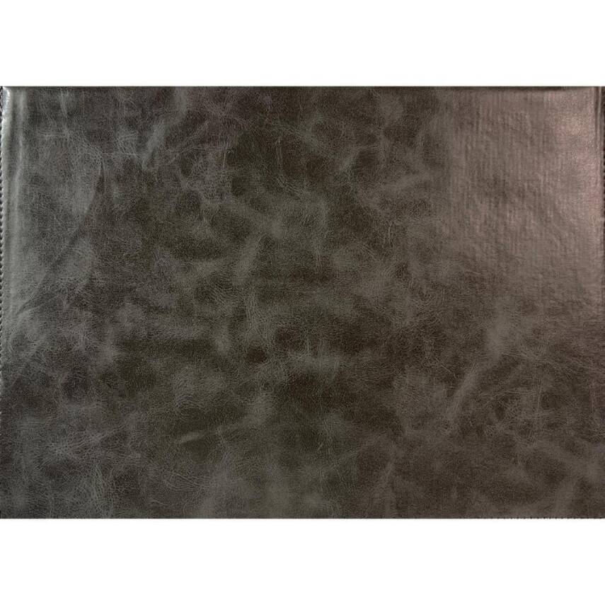 Writing Pad with Imitation Leather Insert, Gray - 1