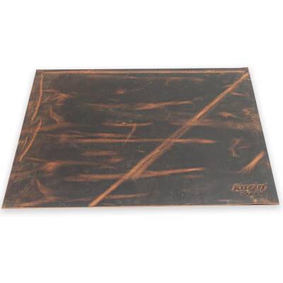 Yazı Altlığı Sert Kapaklı Crazy Deri 30x40 Koyu Kahve - 1