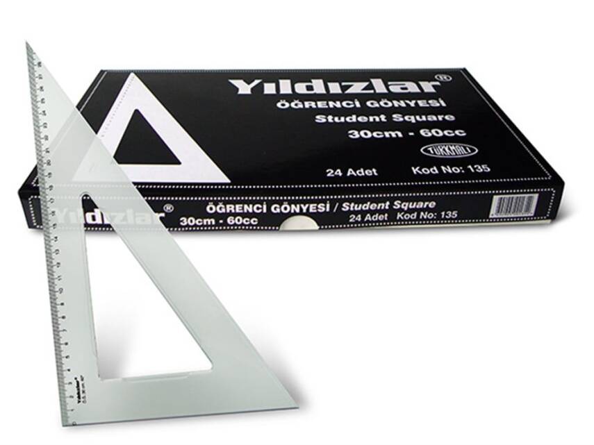 Yıldızlar Kod:135 Öğrenci Gönyesi 30 cm 60 Cc - 1