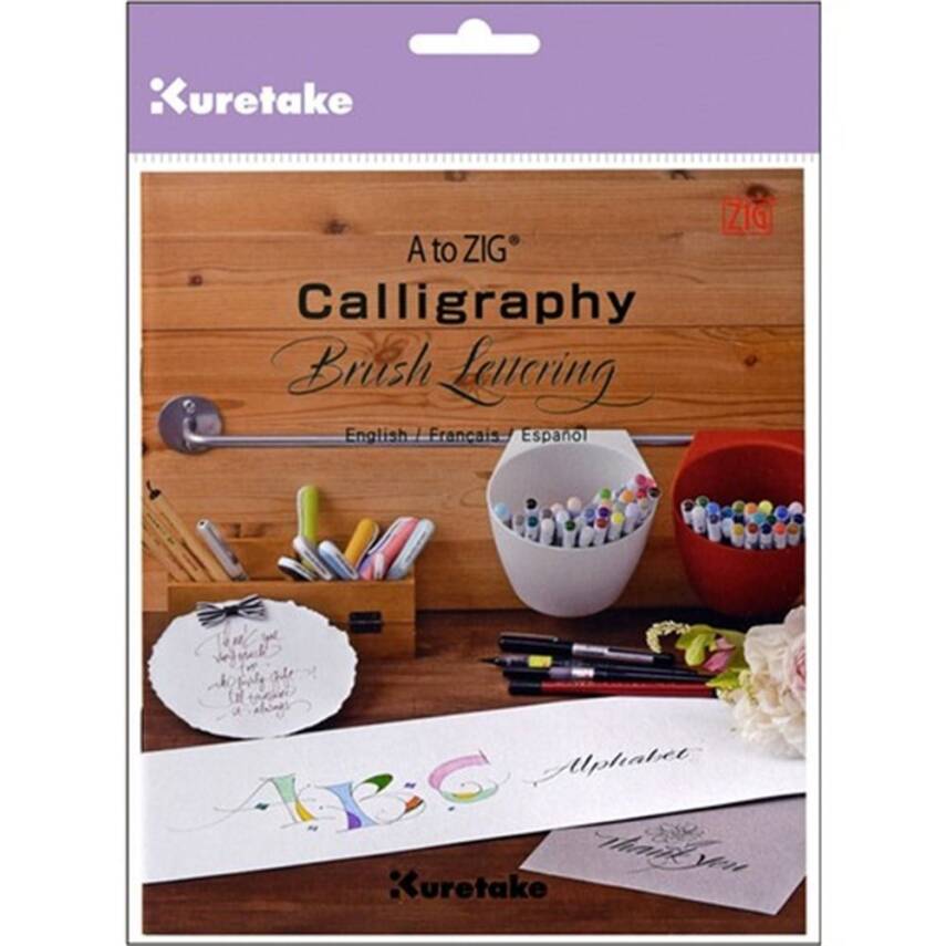 Zig Brush Lettering Tutorial Booklet intx500-801 - 1